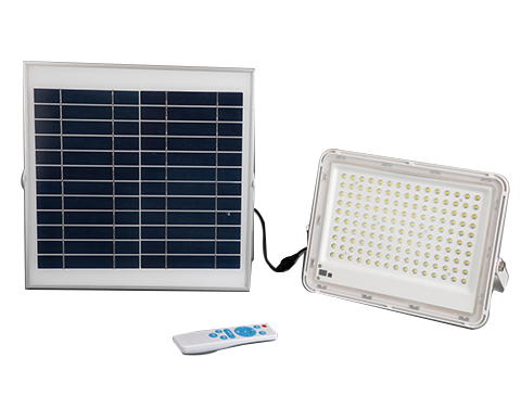 Die-cast Aluminum security IP65 outdoor  solar led flood light